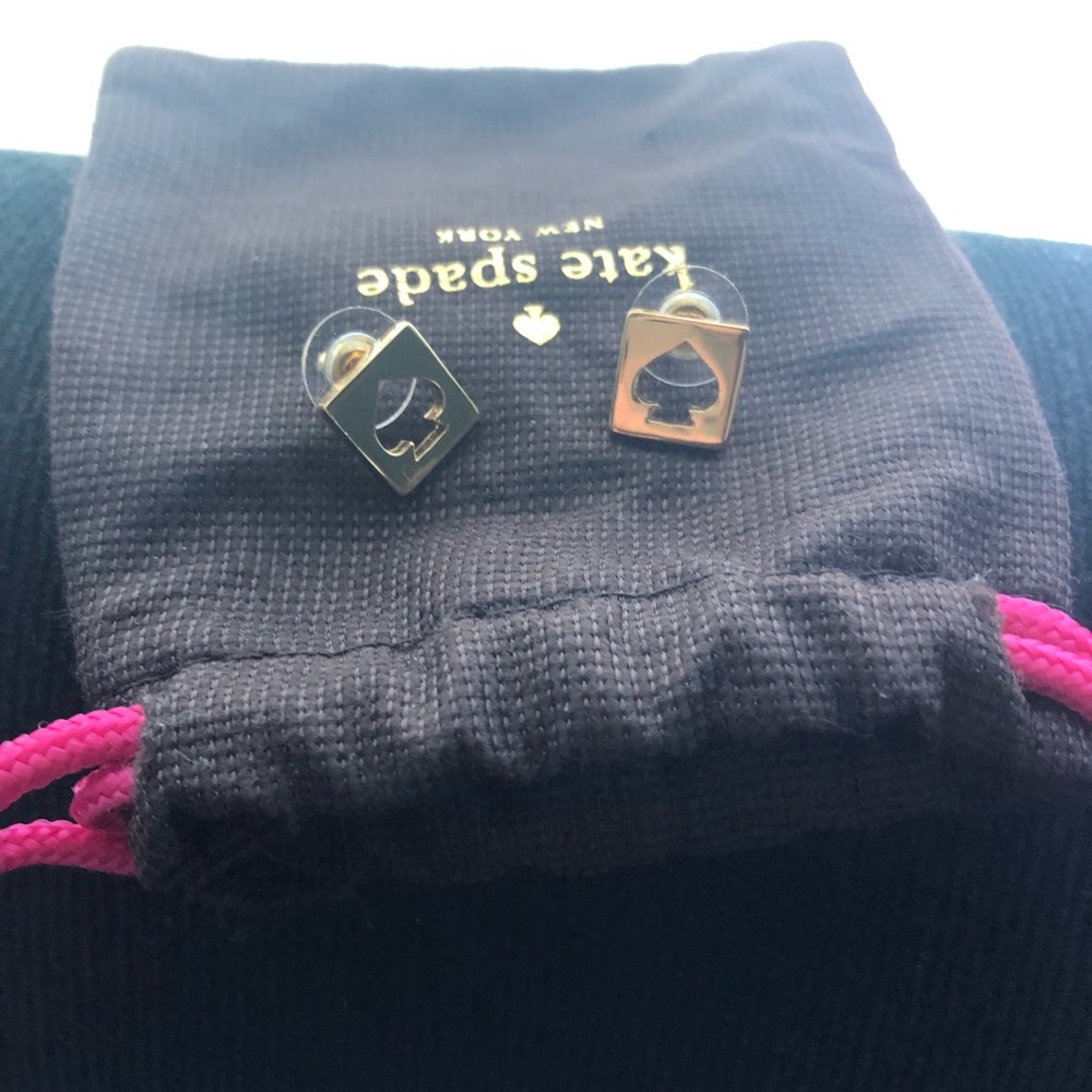 Kate Spade ♠️Gold Spade Earrings